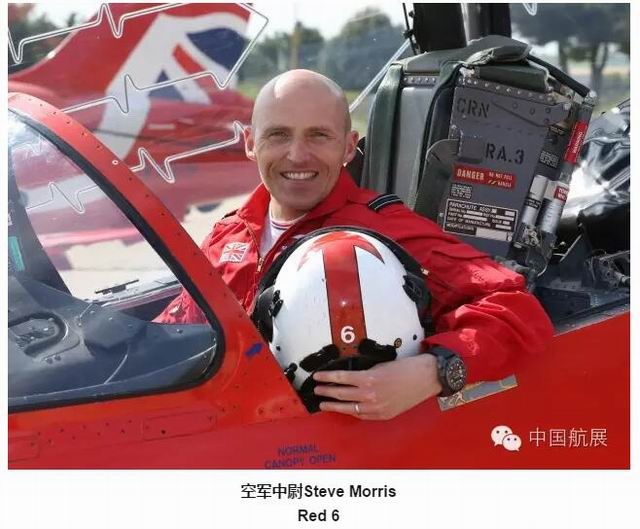 英国皇家空军红箭飞行表演队成员-SteveMorris-red6
